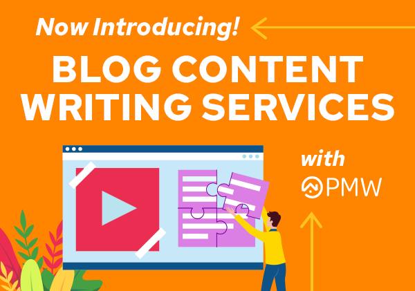 Now introducing blog content writing services with pmw