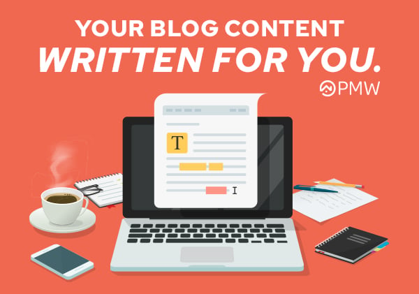 your blog content written for you